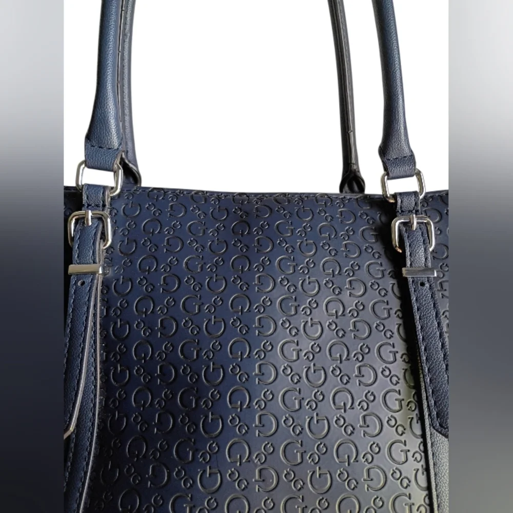 Guess Los Angeles Navy Blue Tote Bag - Picture 3 of 12